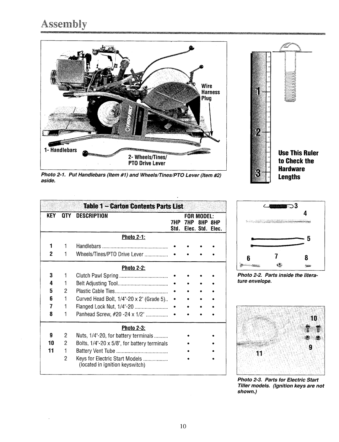 Troy-Bilt 12087, 12088, 12089, 12090 manual 