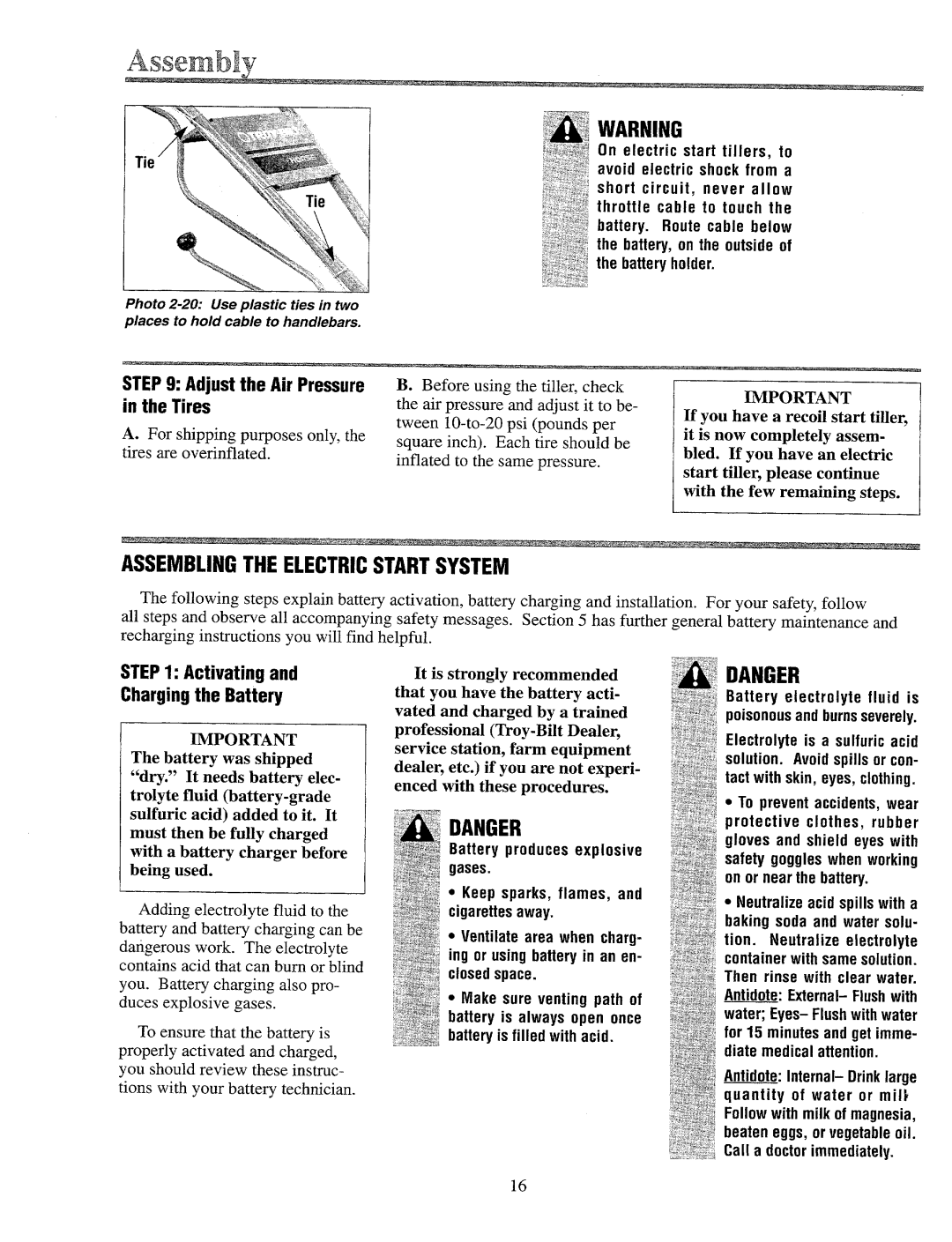 Troy-Bilt 12087, 12088, 12089, 12090 manual 