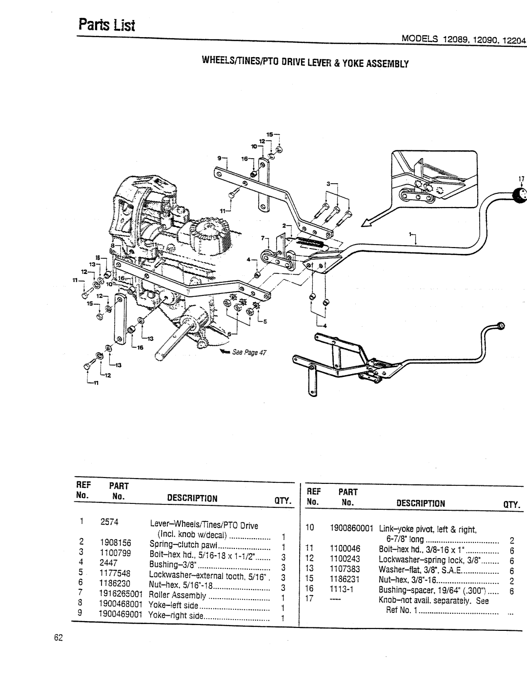 Troy-Bilt 12089-8HP, 12204, 12090-8HP, 12088-7HP manual 