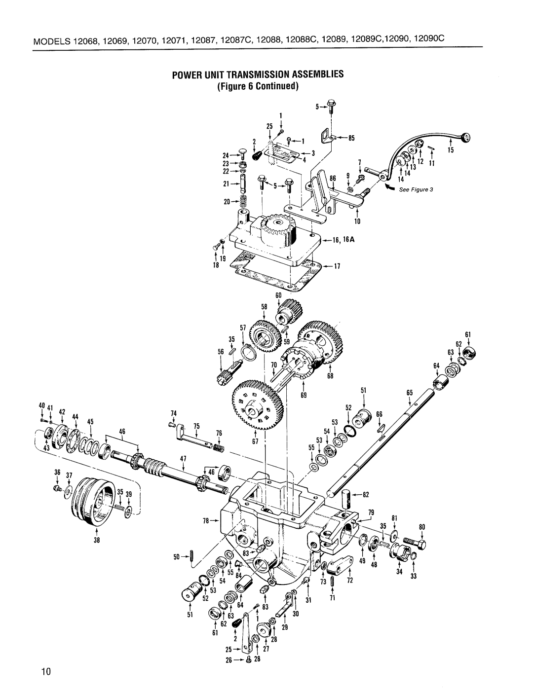 Troy-Bilt 12071, 12090C, 12069, 12070, 12088C, 12089C, 12087C manual 