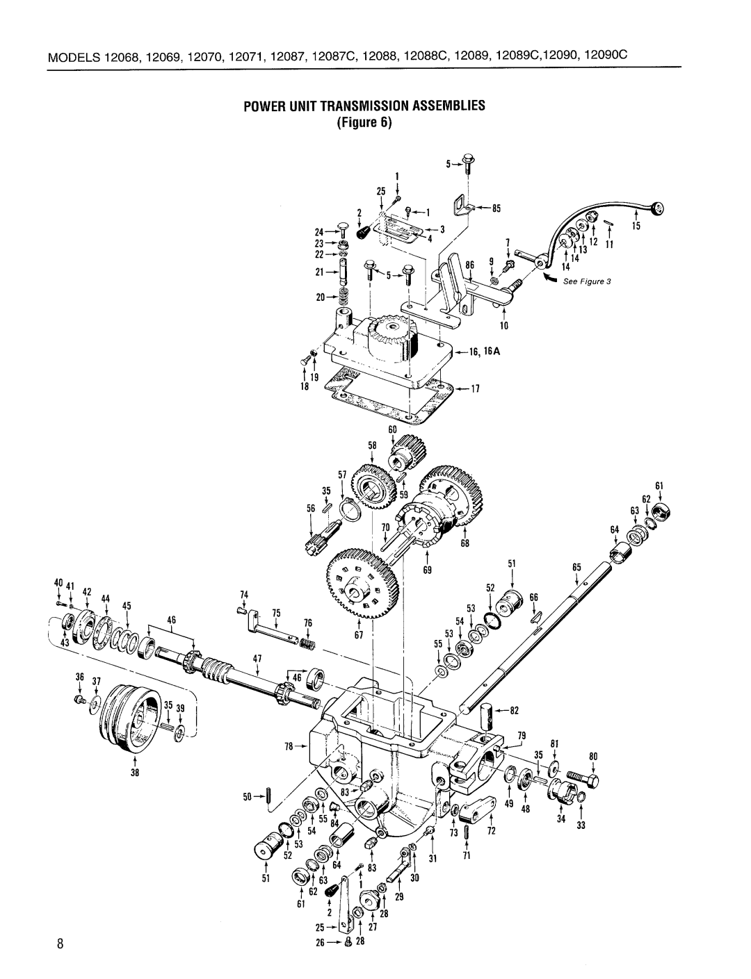 Troy-Bilt 12069, 12090C, 12070, 12071, 12088C, 12089C, 12087C manual 