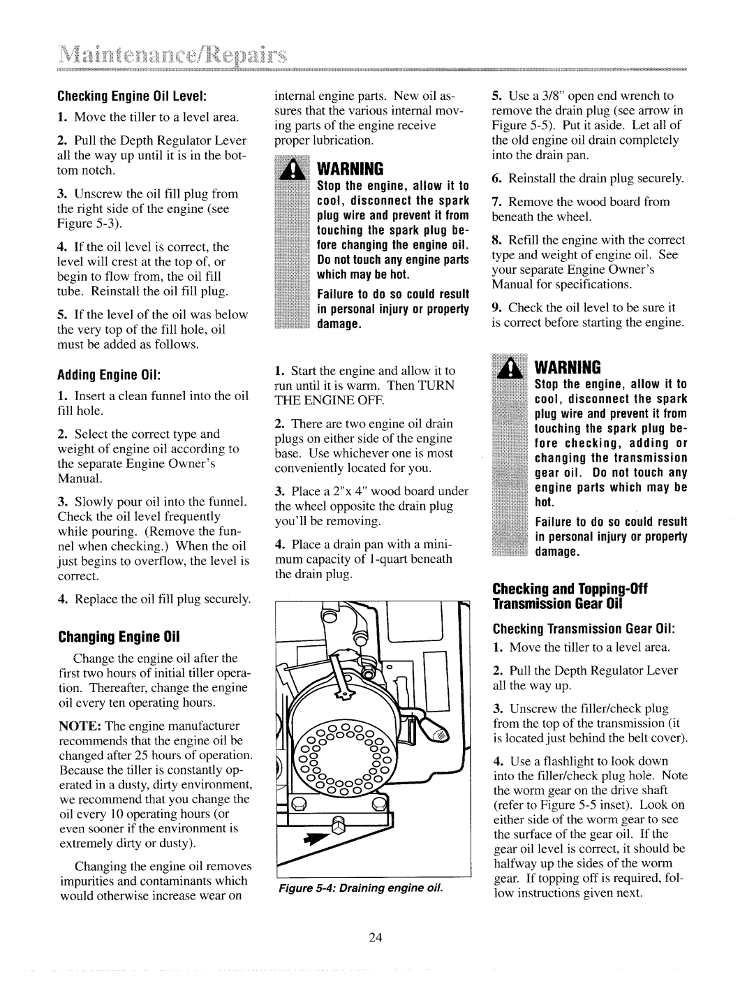 Troy-Bilt 12155 manual 