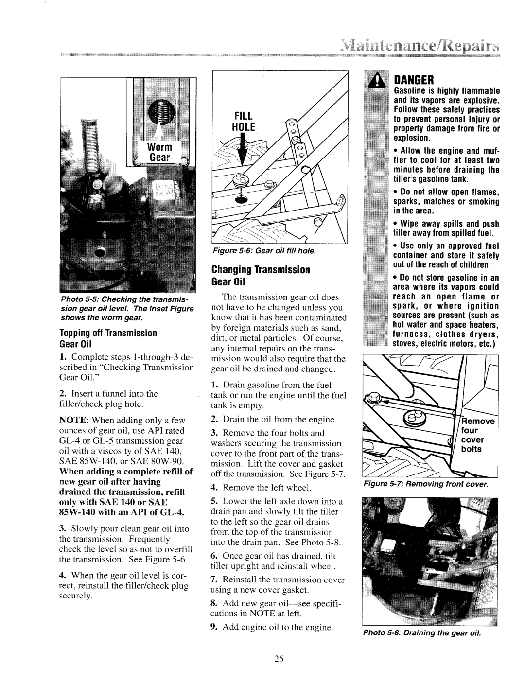 Troy-Bilt 12155 manual 