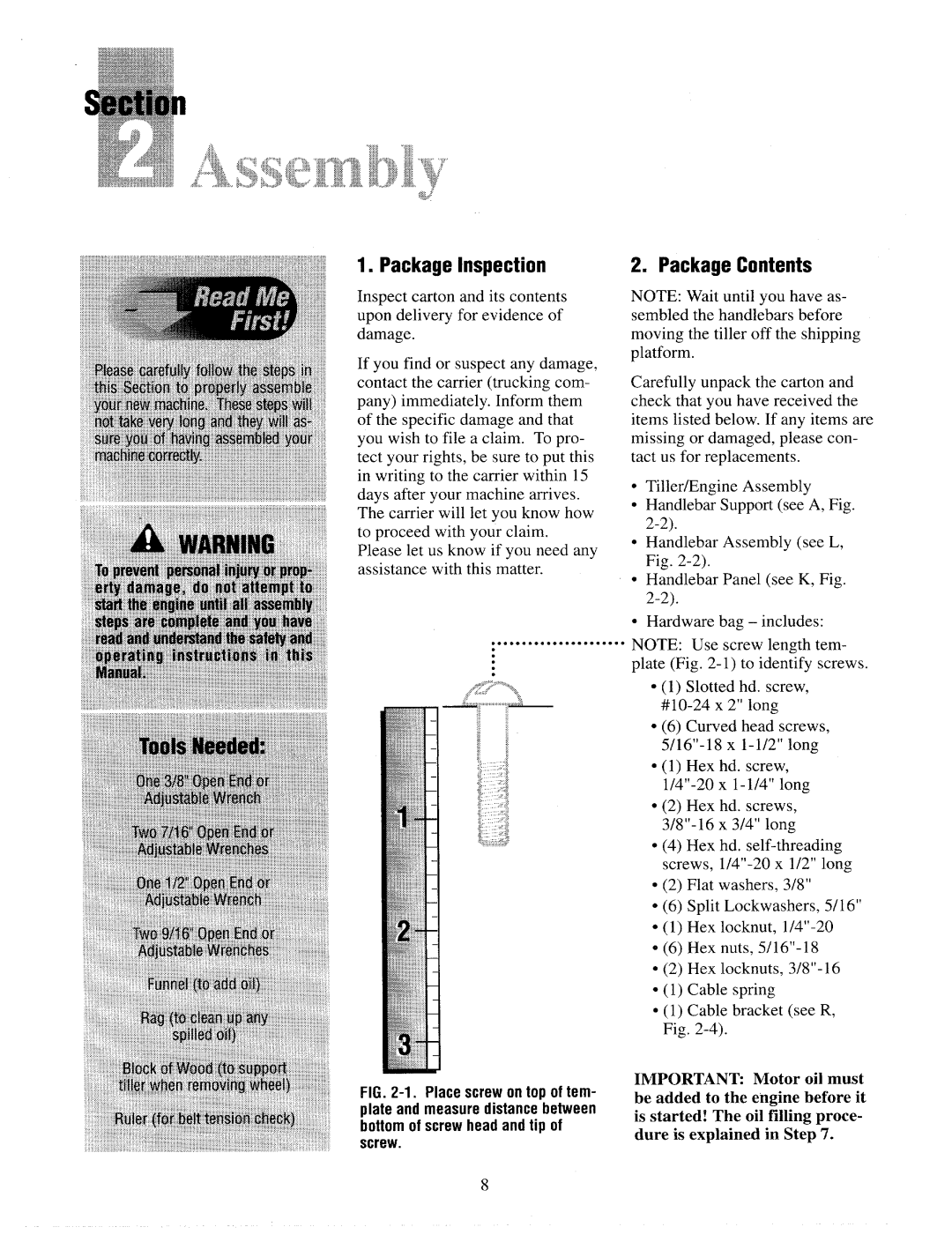 Troy-Bilt 12155 manual 