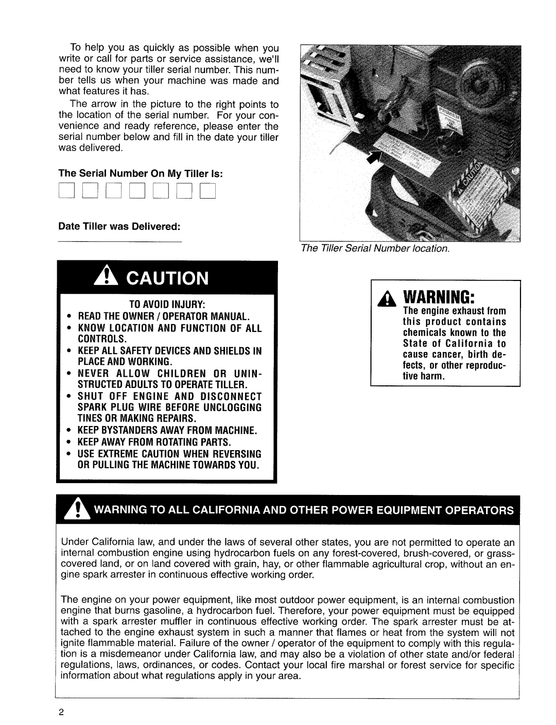 Troy-Bilt 12157 manual 