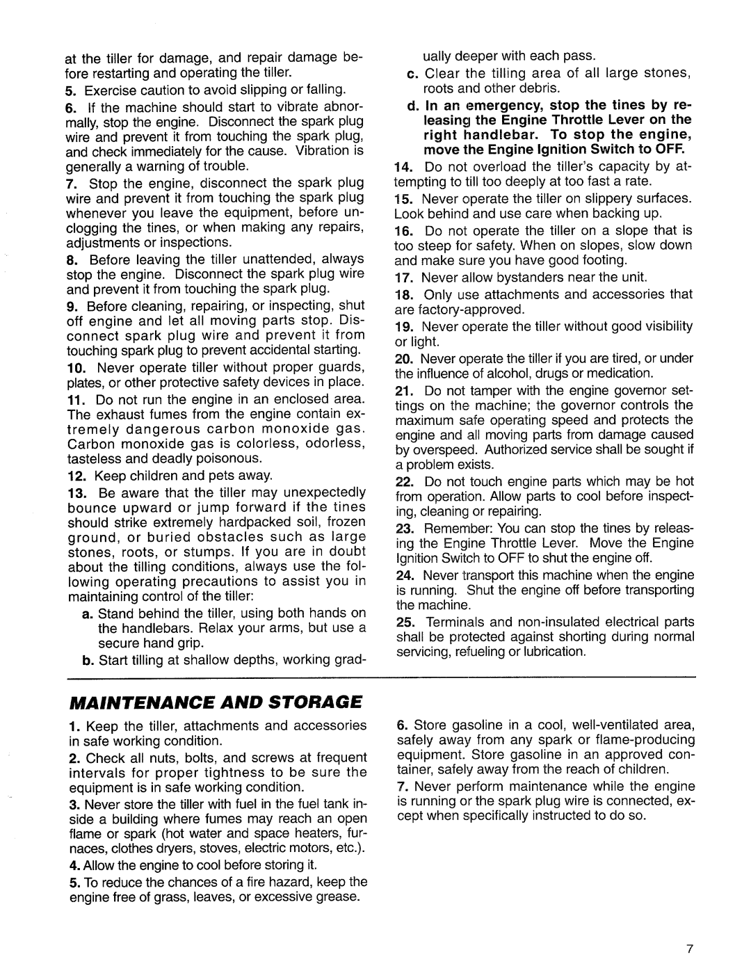 Troy-Bilt 12157 manual 