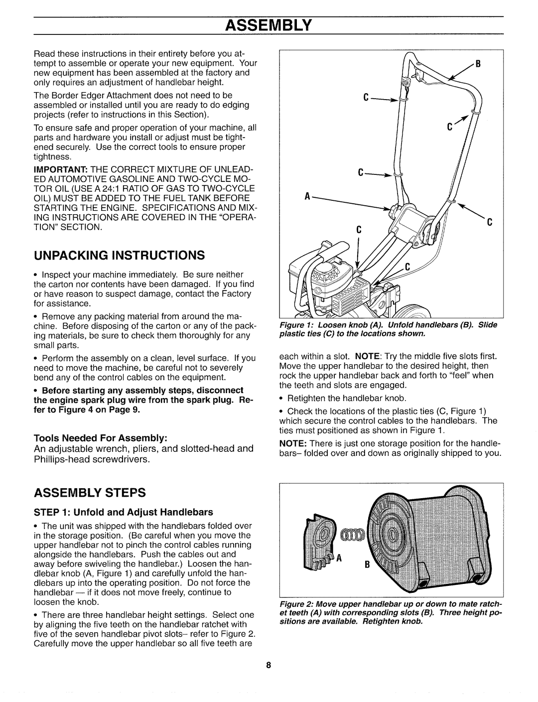 Troy-Bilt 12159 manual 