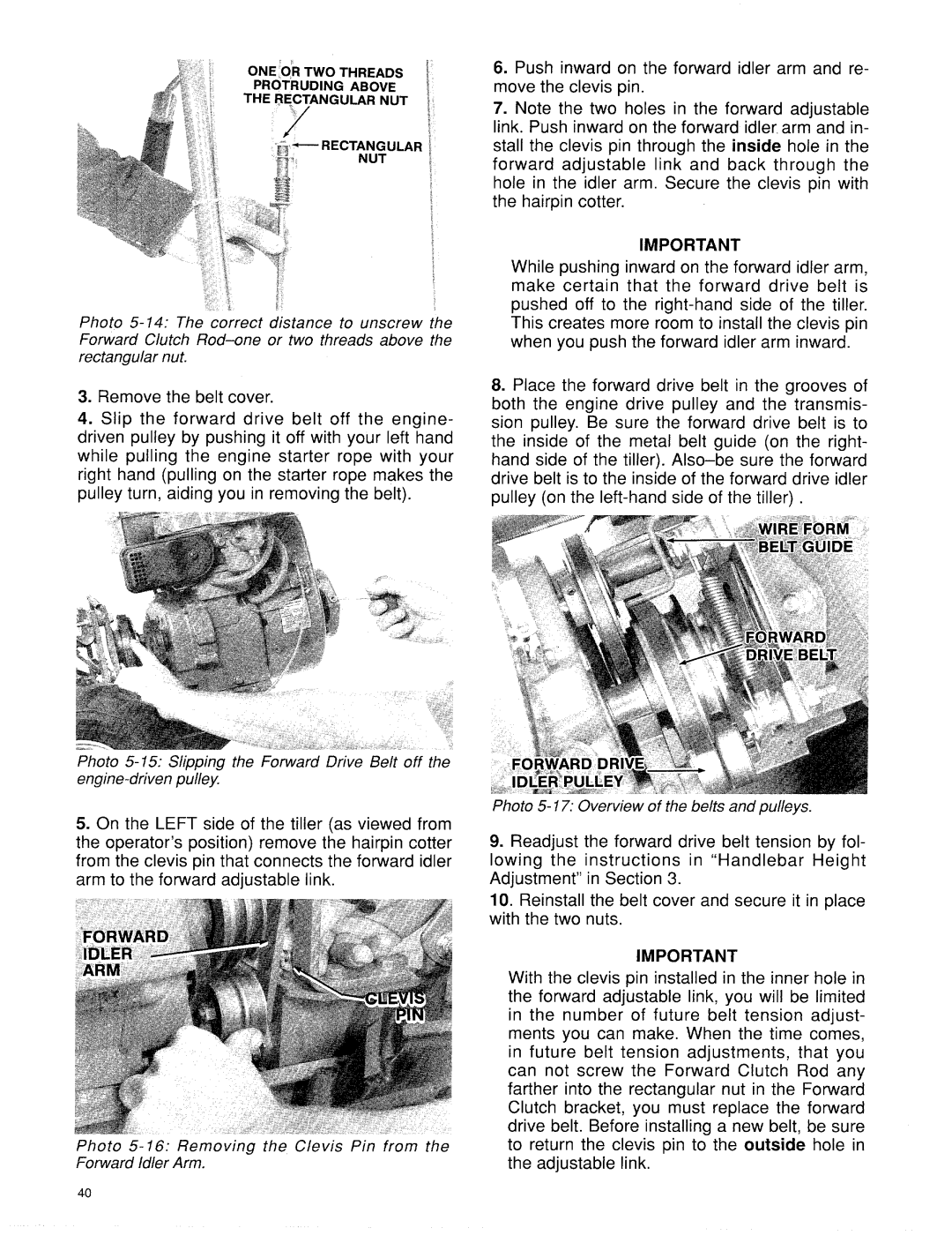 Troy-Bilt 15006, 12174, 15008, 15009 manual 