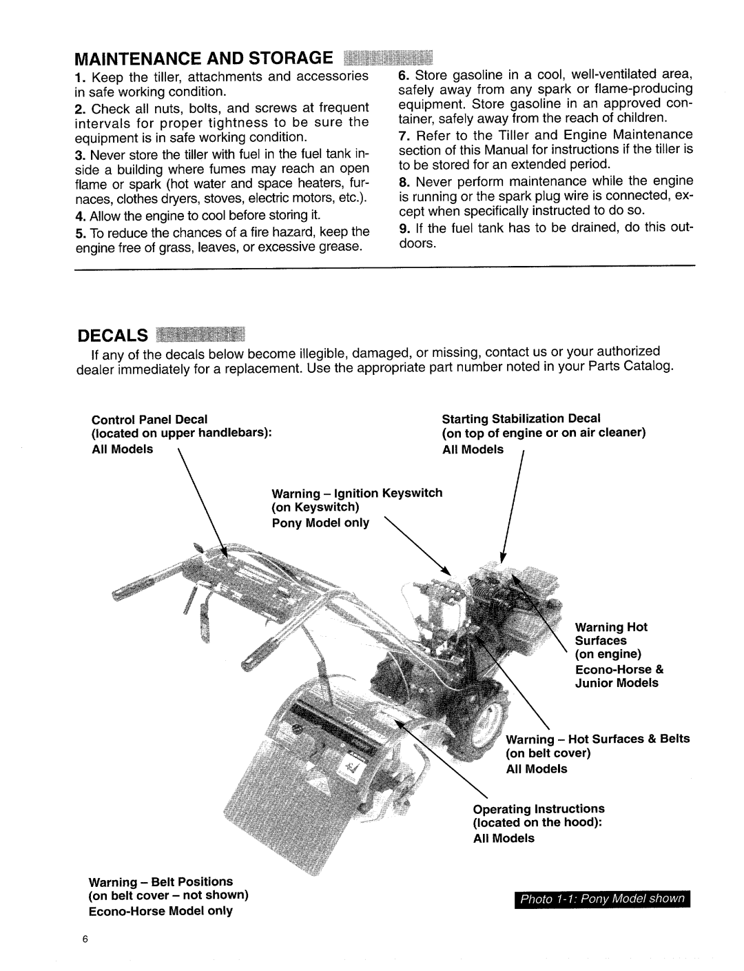 Troy-Bilt 12174, 15008, 15006, 15009 manual 