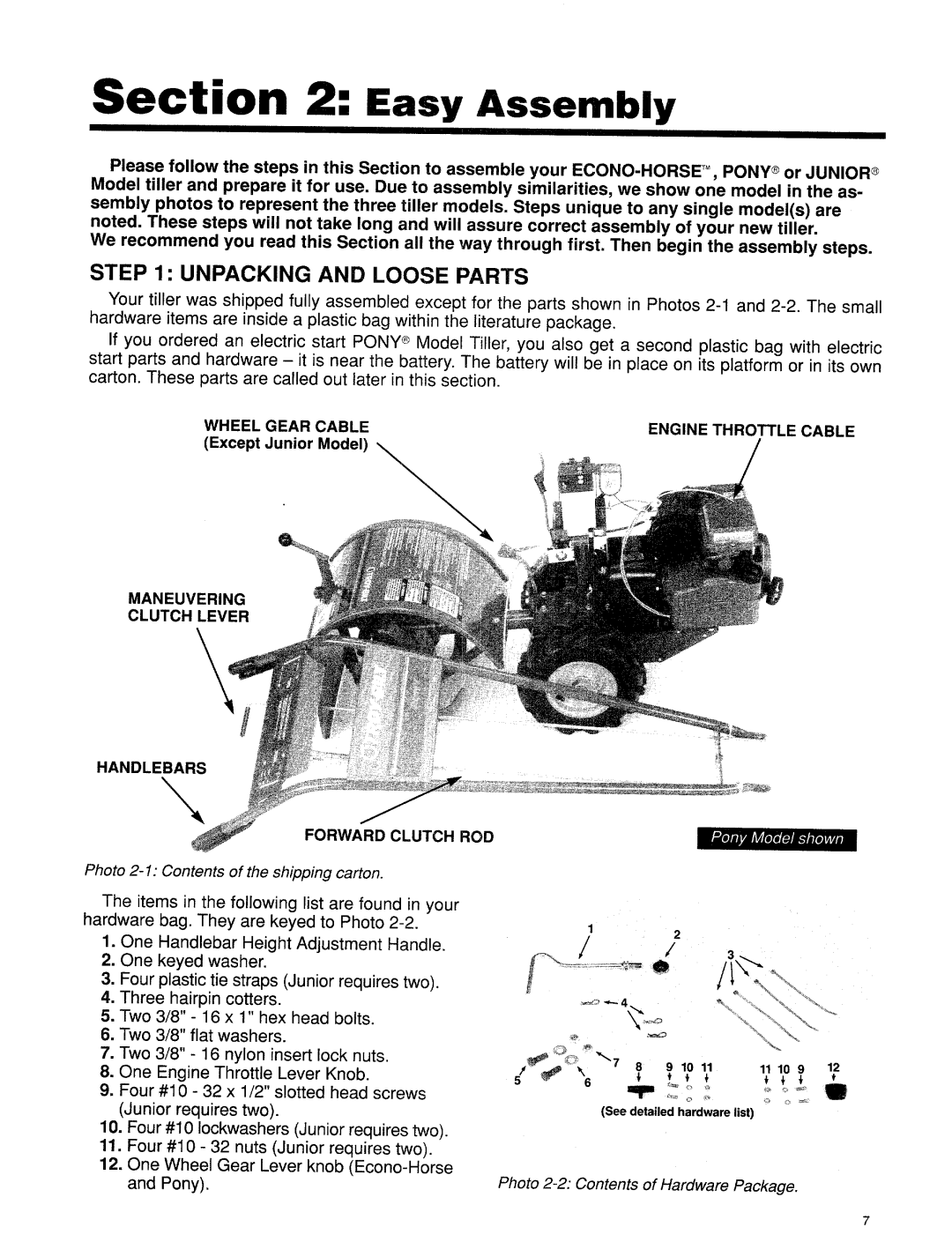 Troy-Bilt 15008, 12174, 15006, 15009 manual 