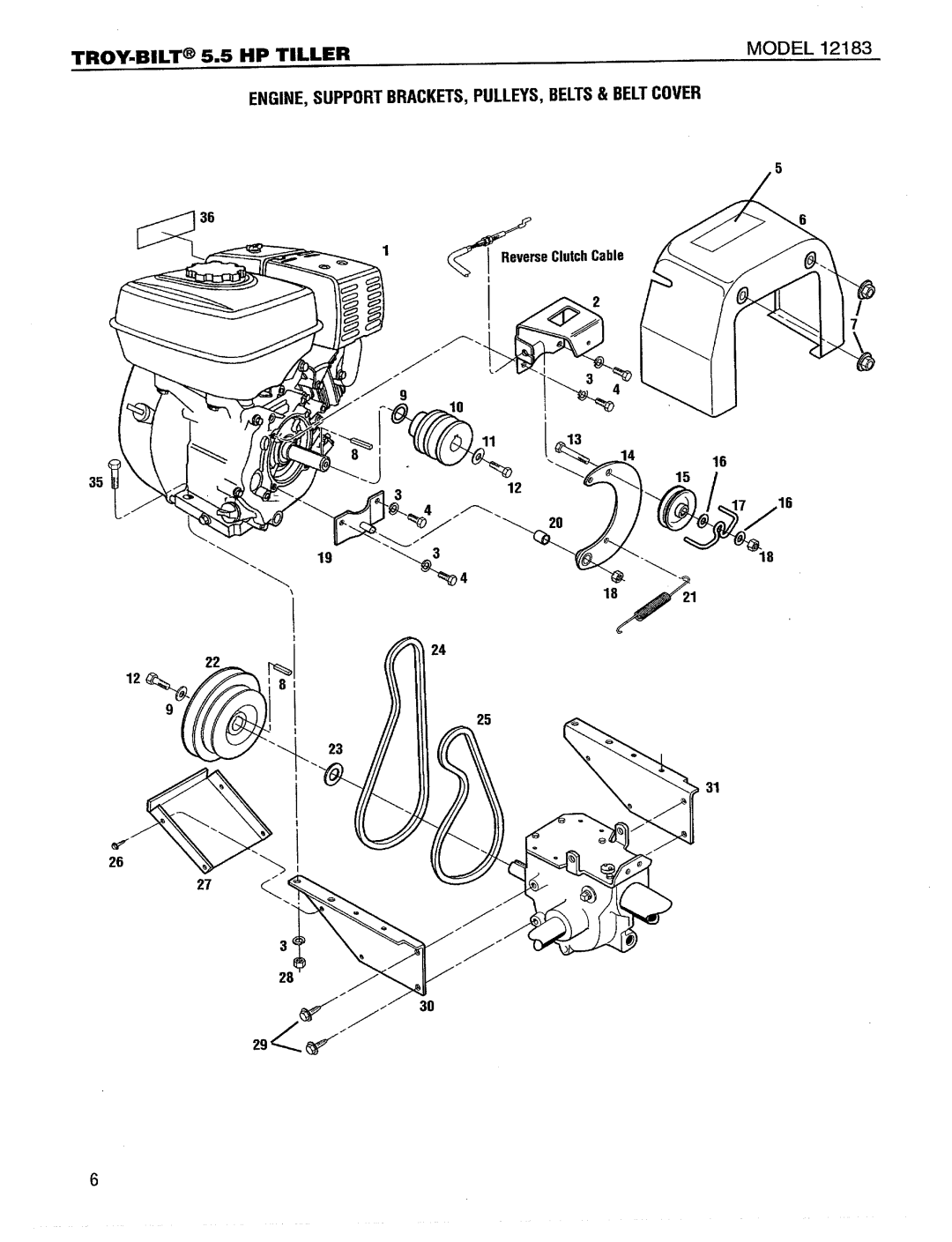 Troy-Bilt 12183 manual 