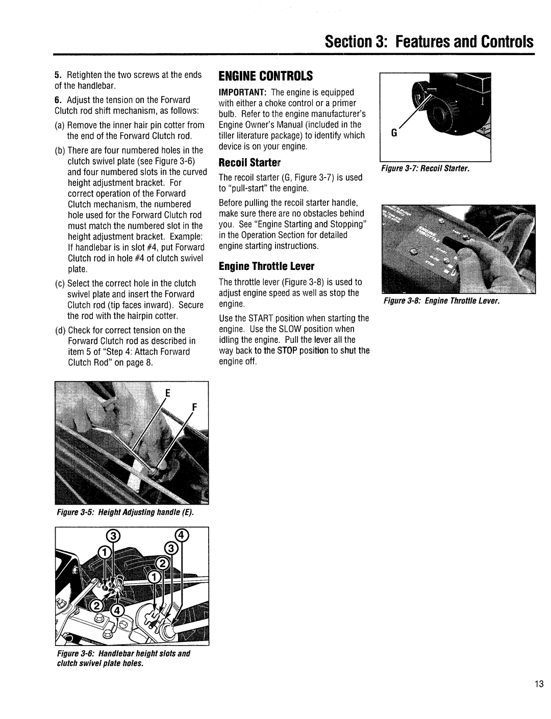 Troy-Bilt 12185 manual 