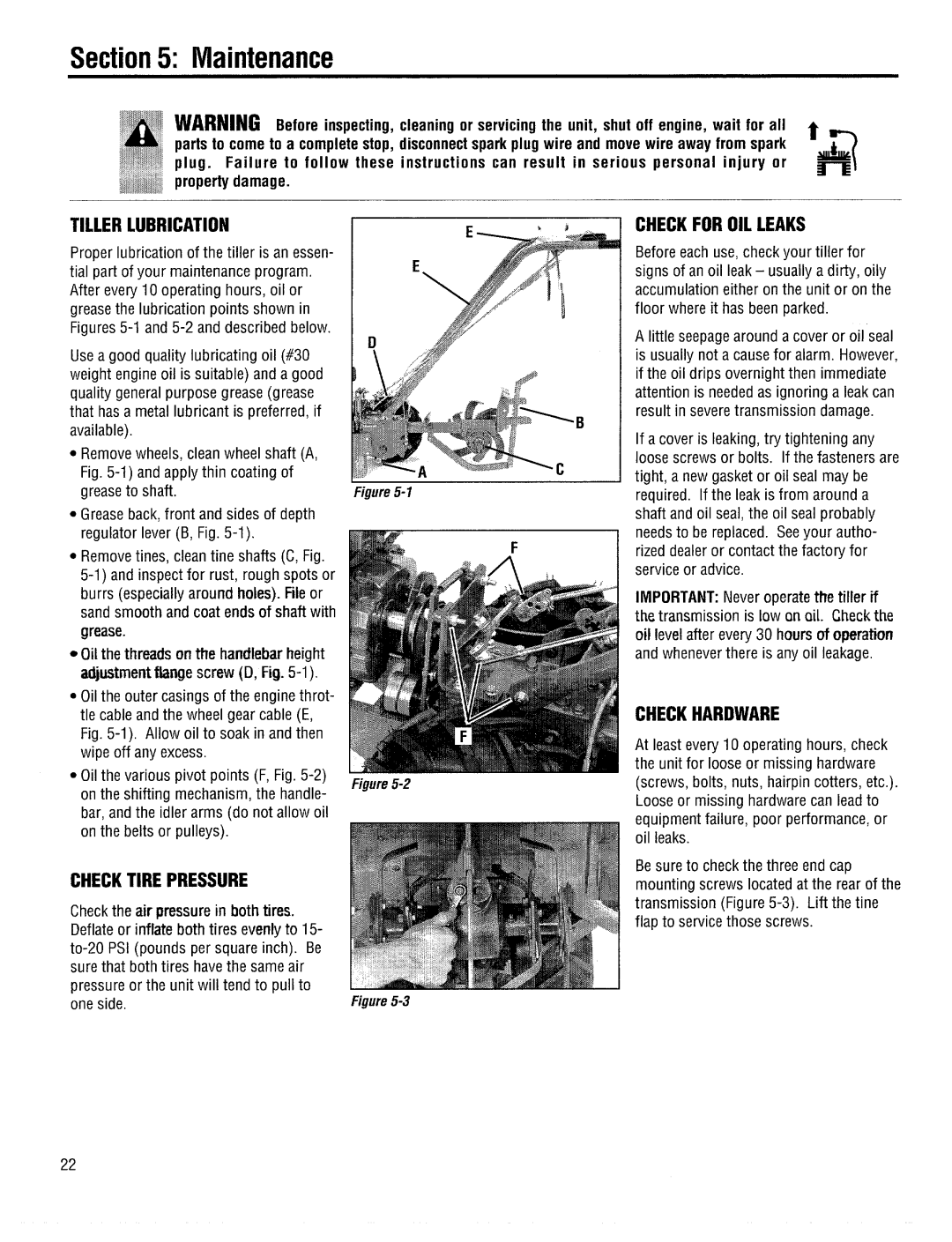 Troy-Bilt 12185 manual 