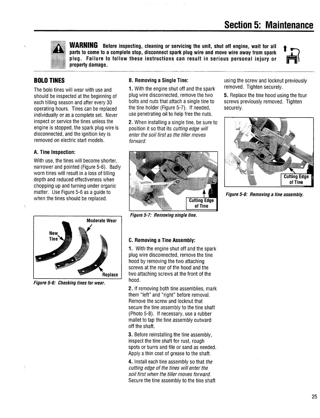 Troy-Bilt 12185 manual 