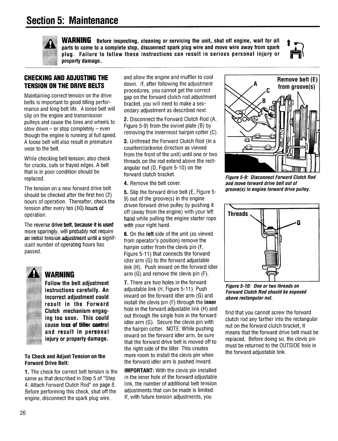 Troy-Bilt 12185 manual 