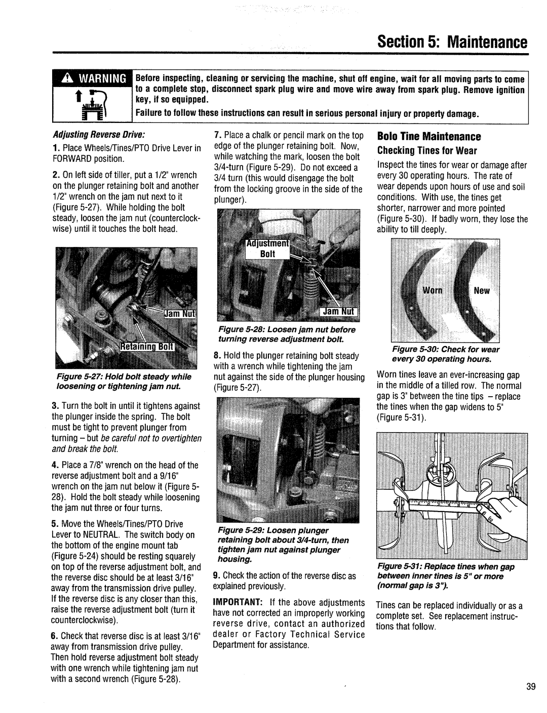 Troy-Bilt 12204-10HP manual 