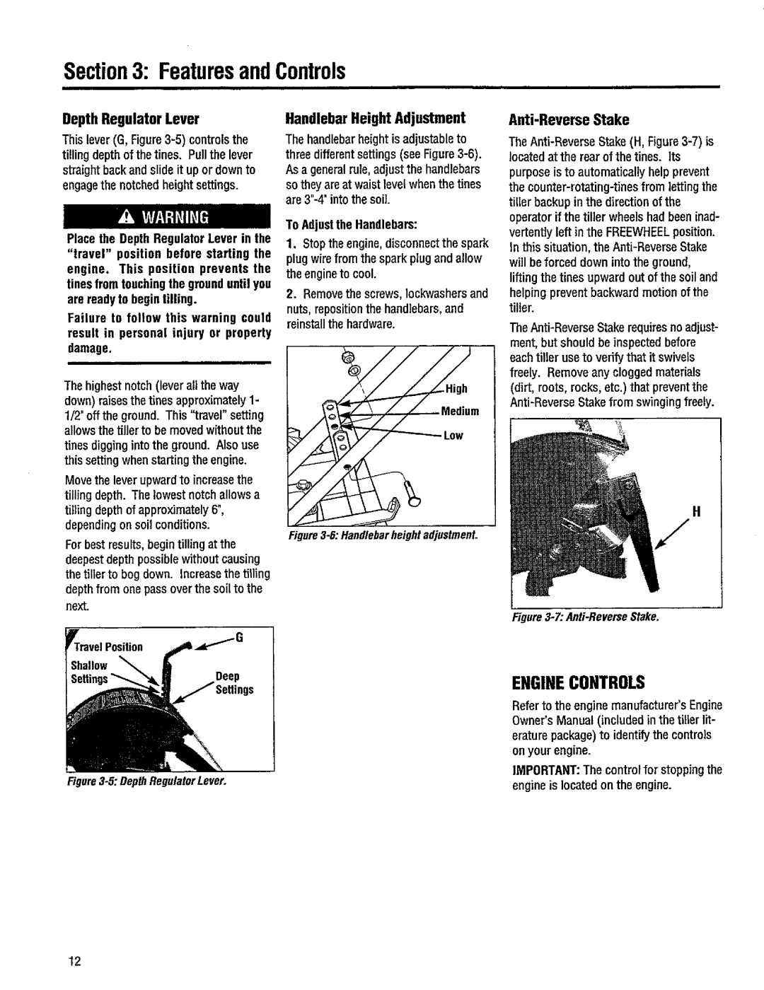 Troy-Bilt 12214-5.5HP manual 