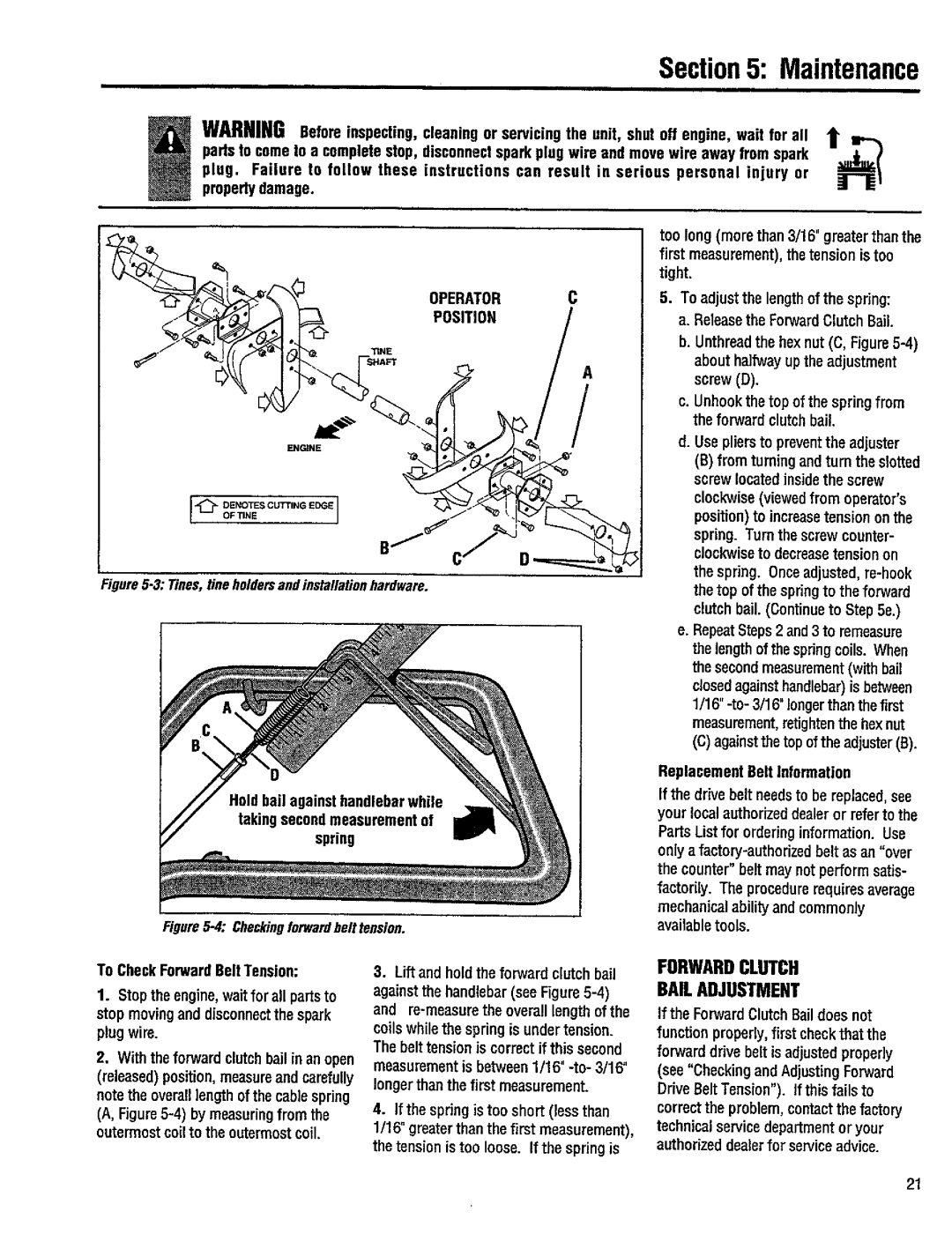 Troy-Bilt 12214-5.5HP manual 