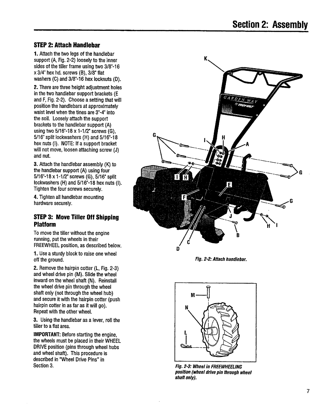 Troy-Bilt 12214-5.5HP manual 
