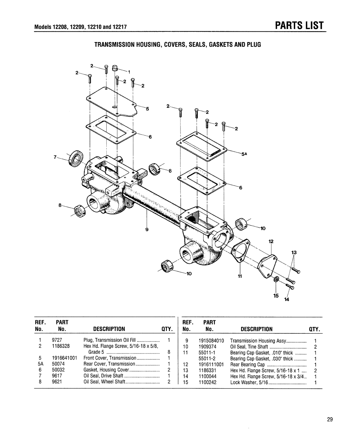 Troy-Bilt 12217-3.5HP, 12227-3.75HP, 12208-4.5HP manual 