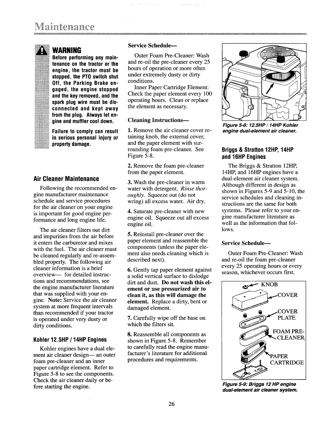 Troy-Bilt 13028, 13027 manual 