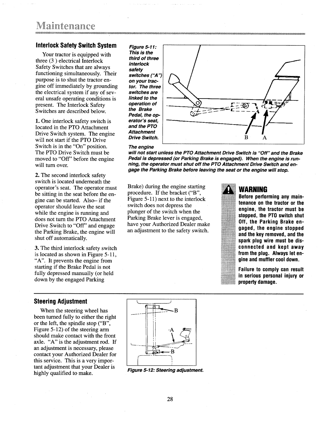 Troy-Bilt 13028, 13027 manual 