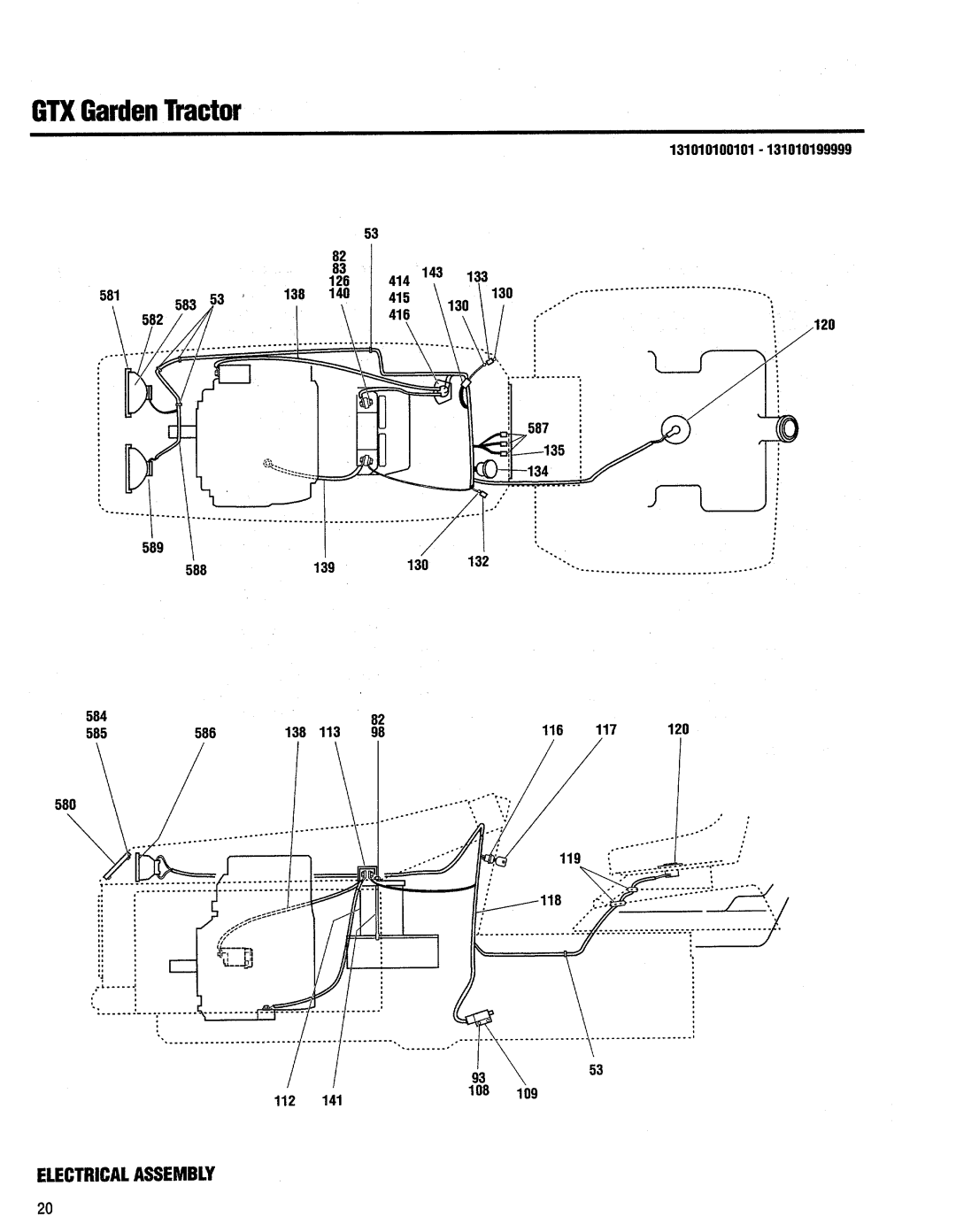 Troy-Bilt 13076-GTX 20 manual 