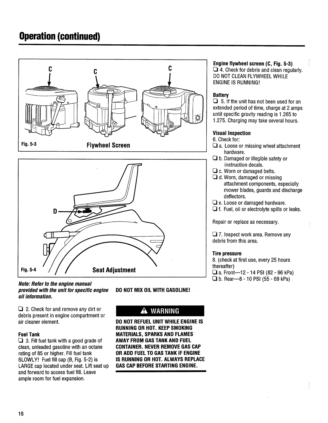 Troy-Bilt 13099, 13097, 13095, 13096 manual 