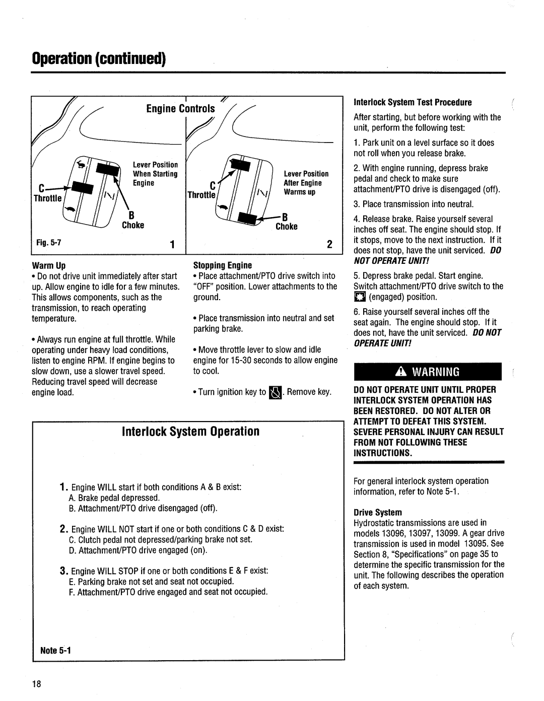 Troy-Bilt 13095, 13099, 13097, 13096 manual 