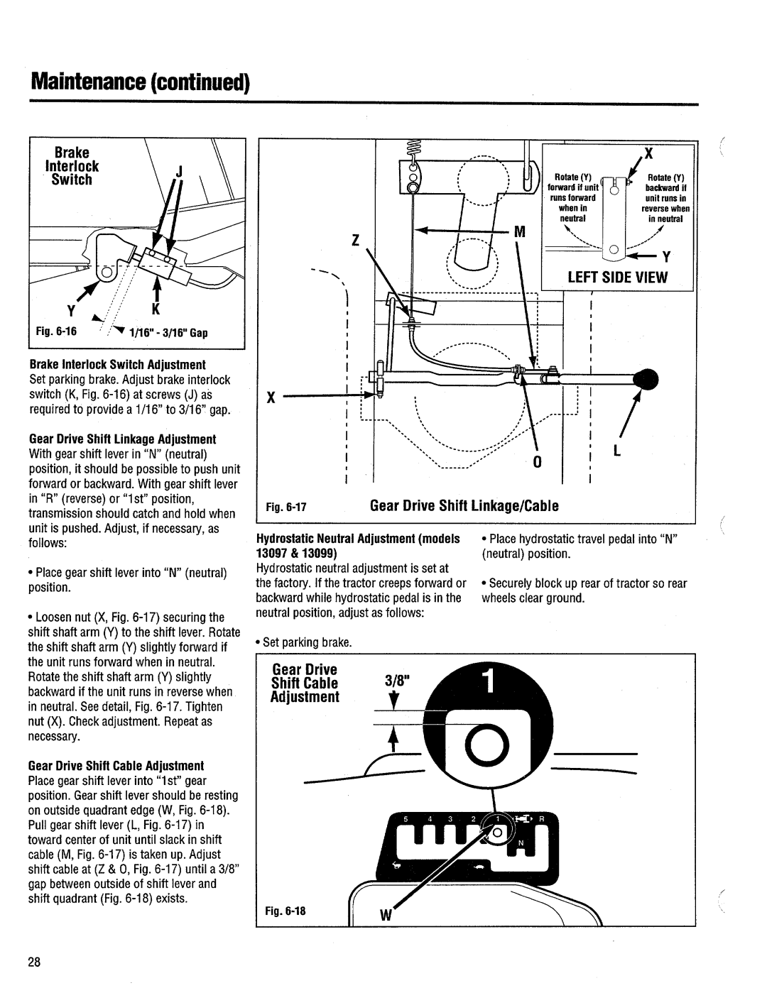 Troy-Bilt 13099, 13097, 13095, 13096 manual 