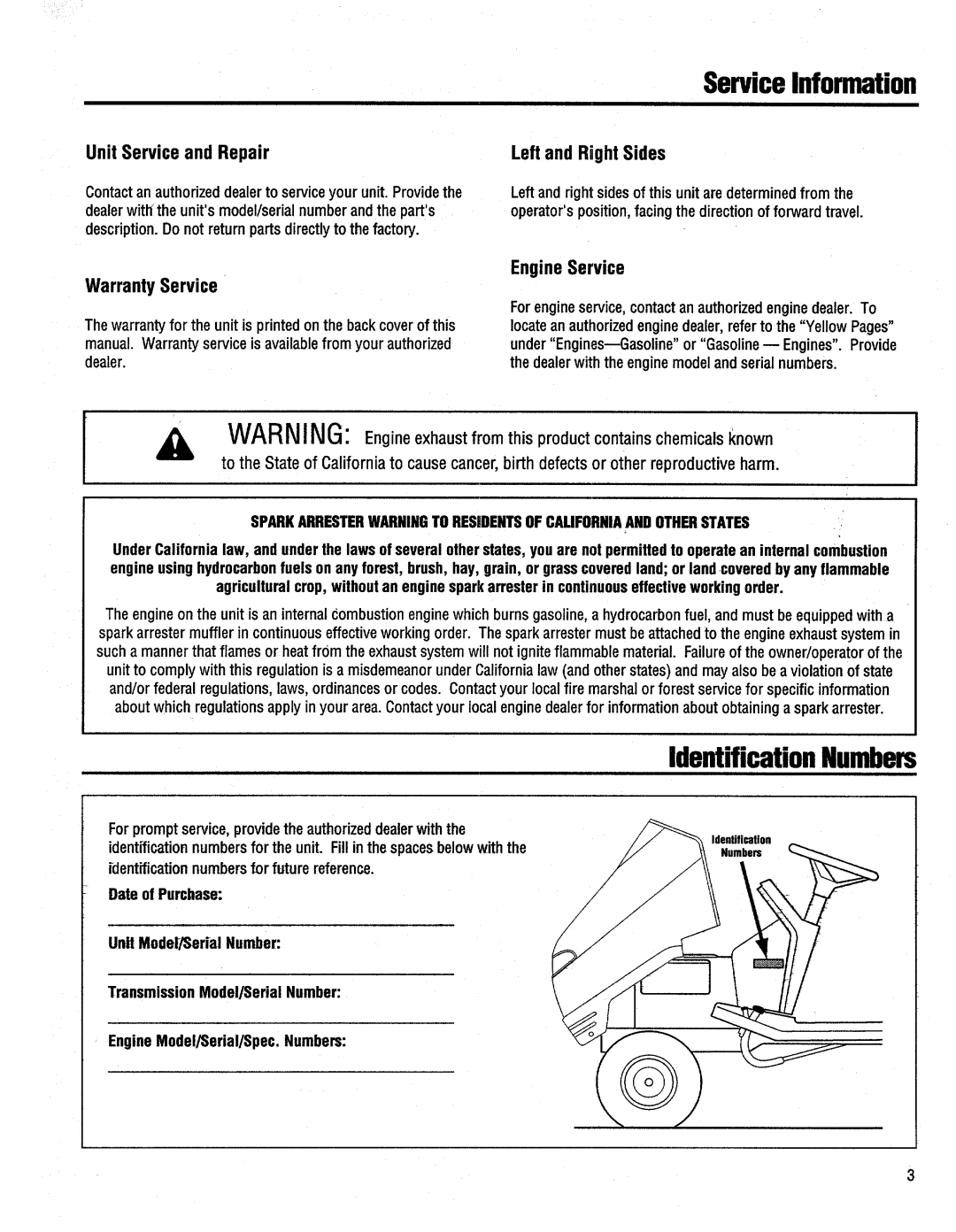 Troy-Bilt 13096, 13099, 13097, 13095 manual 