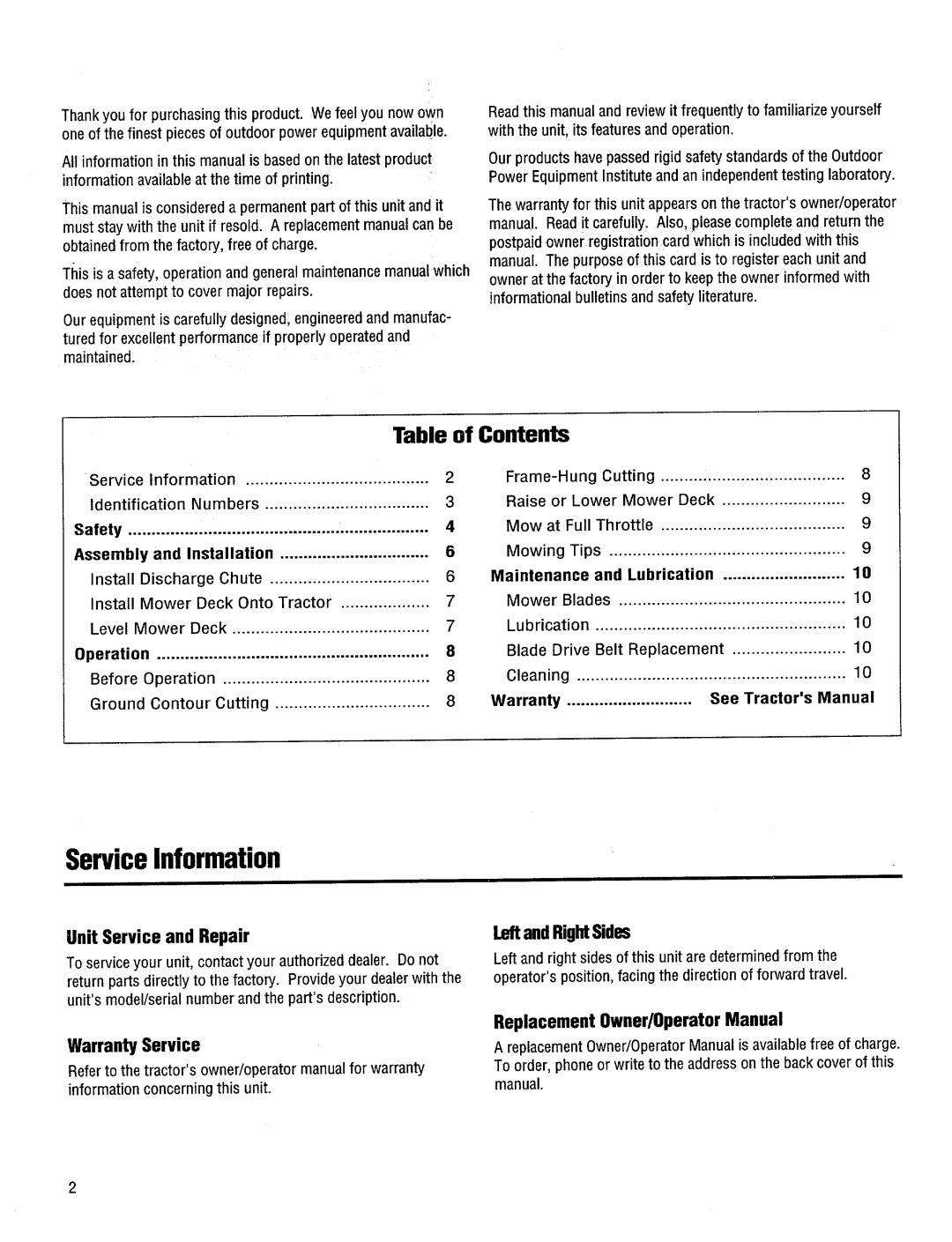 Troy-Bilt 14049, 14094 manual 