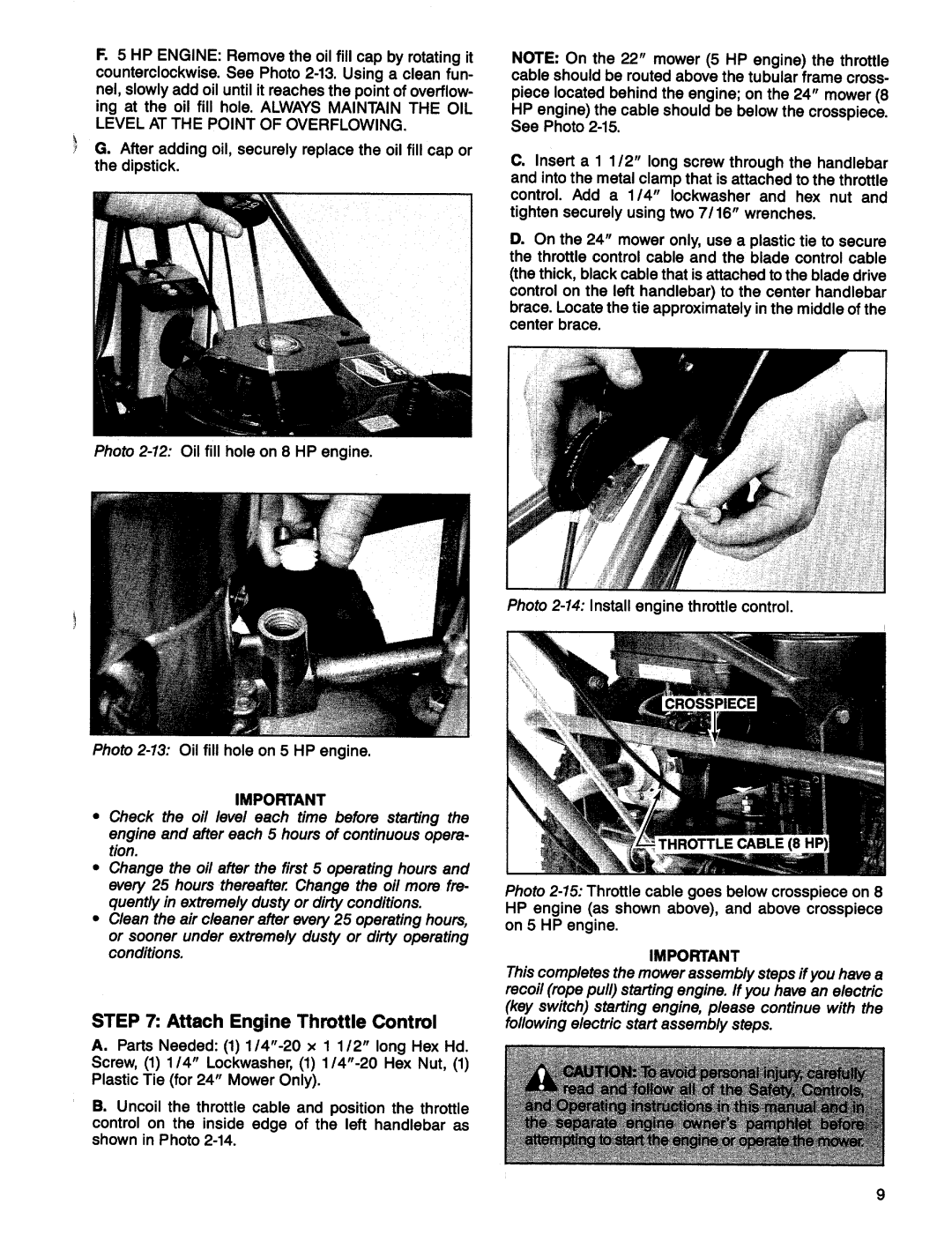 Troy-Bilt 1900678 manual 