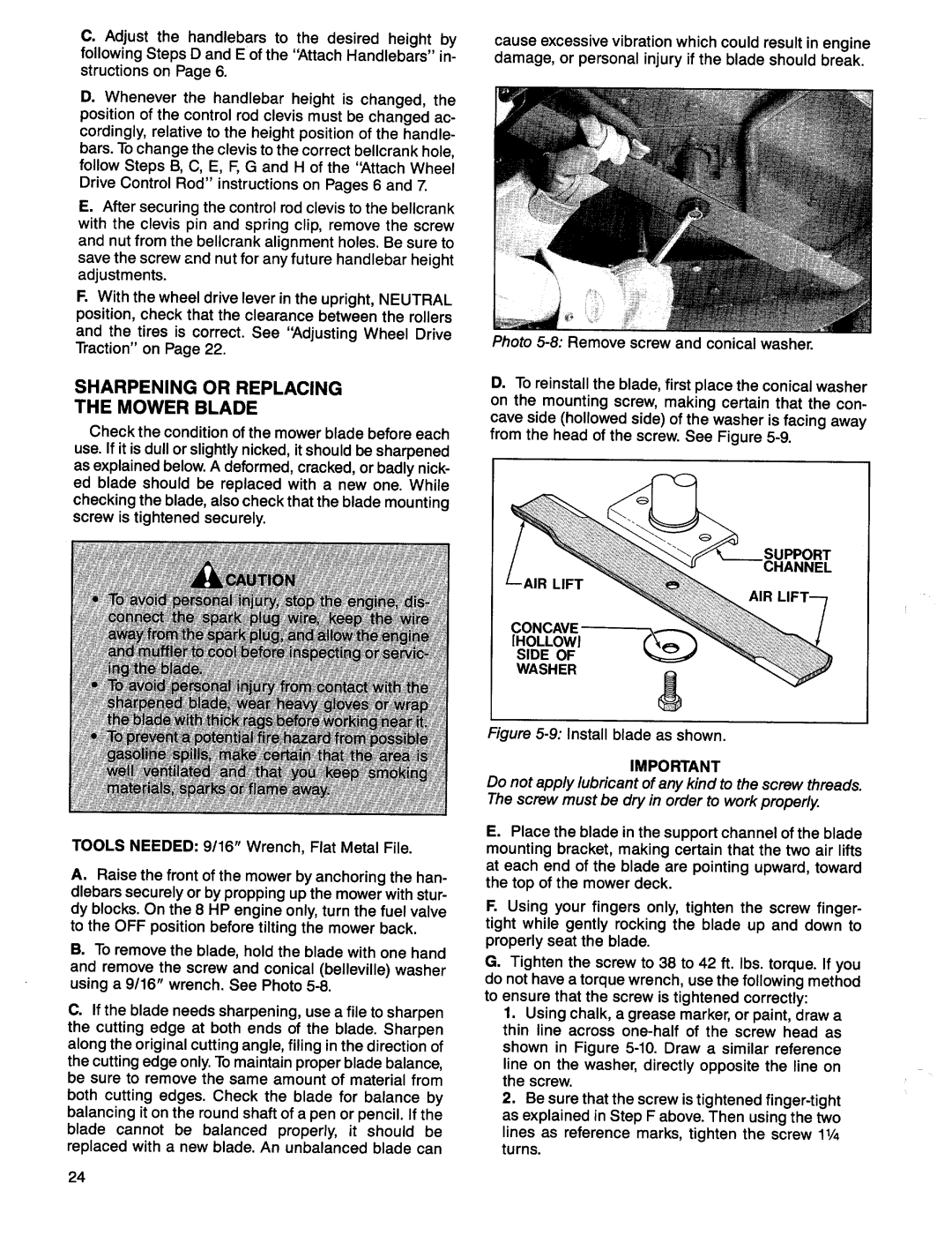 Troy-Bilt 1900678 manual 