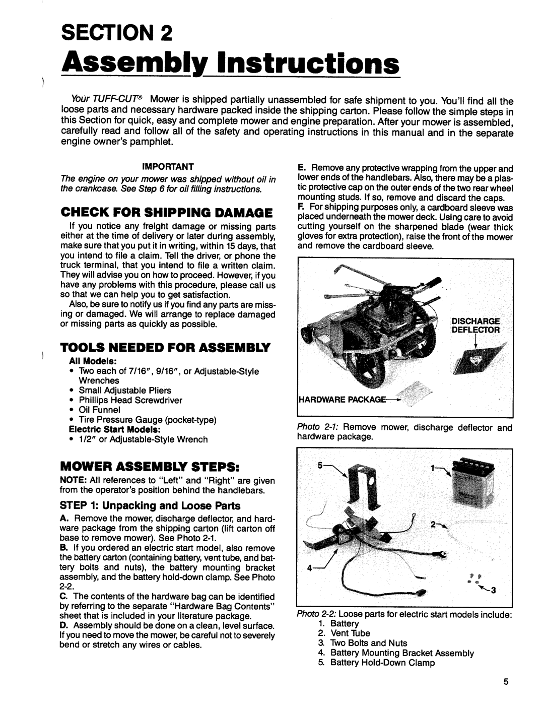 Troy-Bilt 1900678 manual 