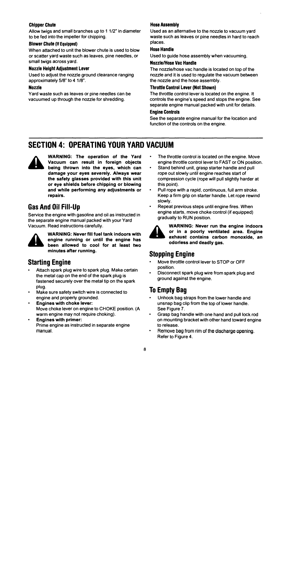 Troy-Bilt 24C-2060F063, 24B-2060F063 manual 