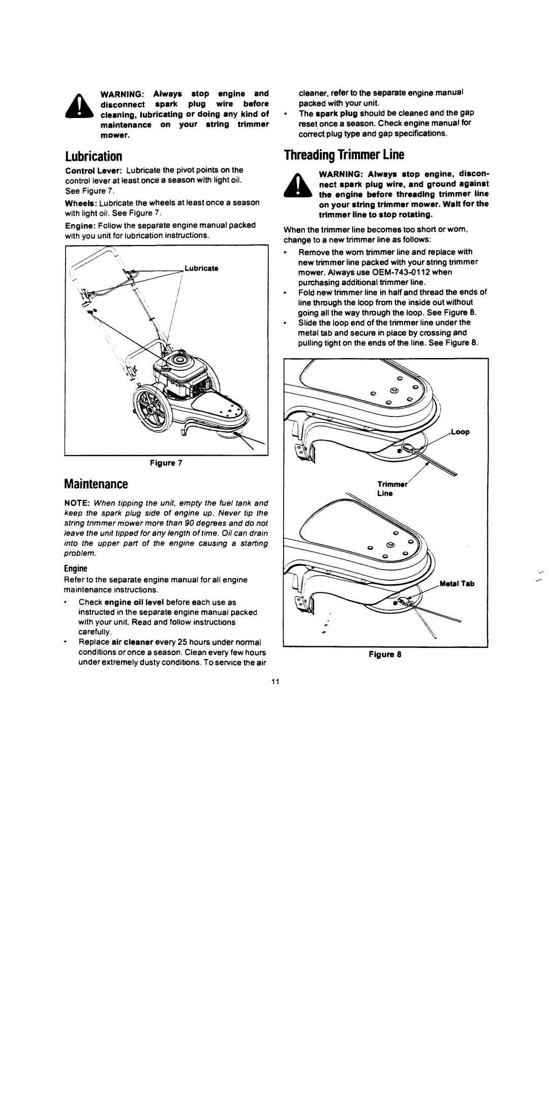 Troy-Bilt 258, 256 manual 