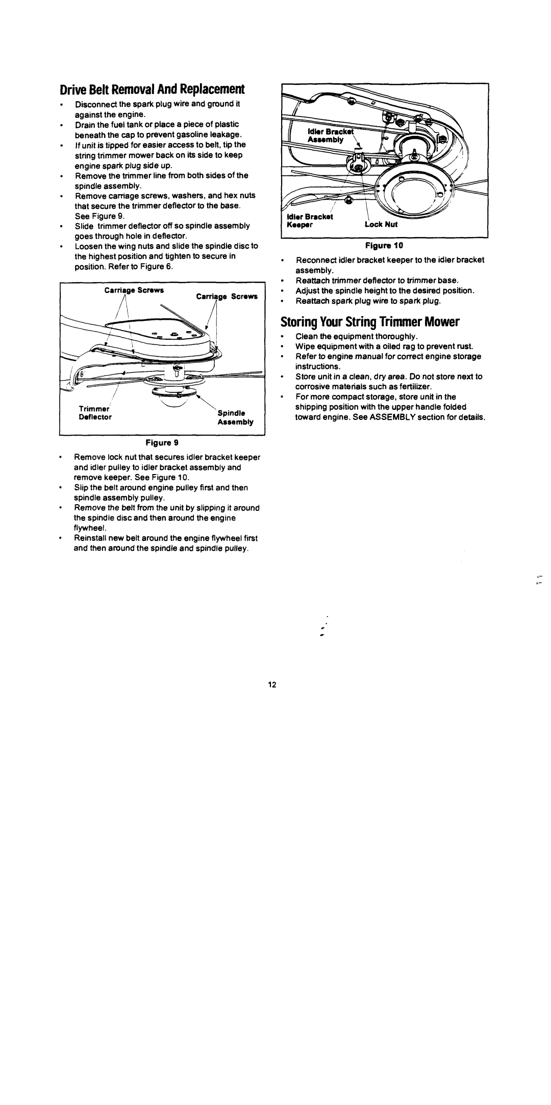 Troy-Bilt 256, 258 manual 