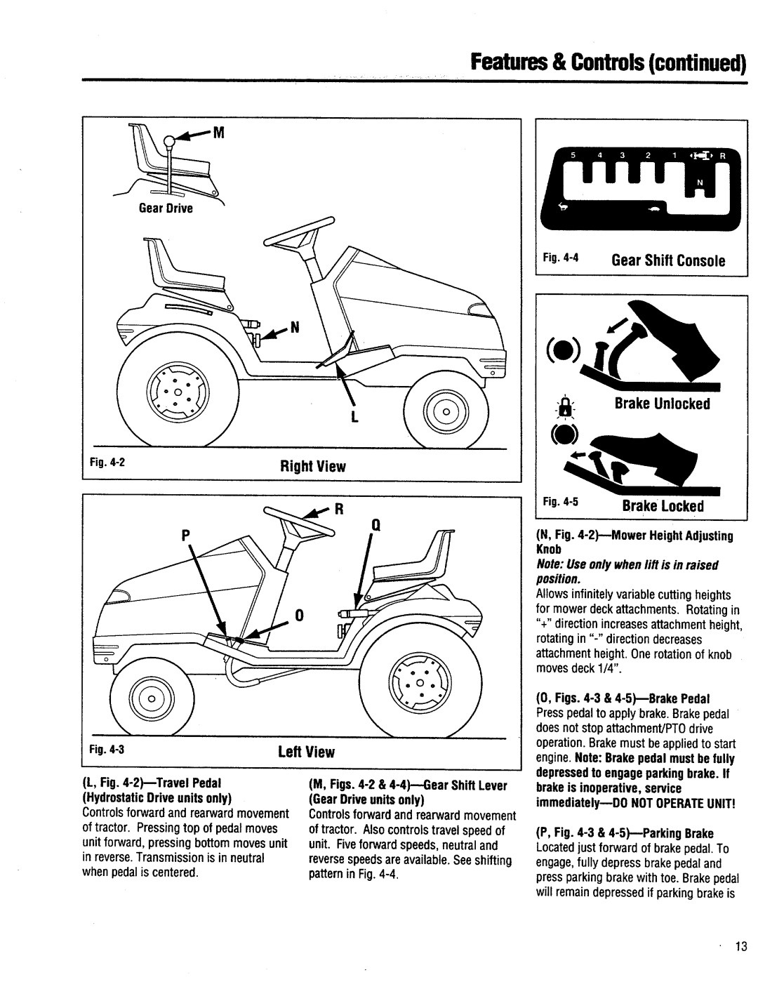 Troy-Bilt 13037, 13034, 13036, 13035 manual 