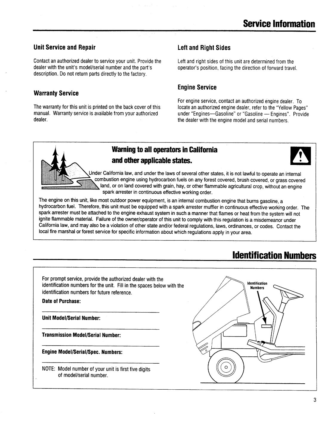 Troy-Bilt 13037, 13034, 13036, 13035 manual 