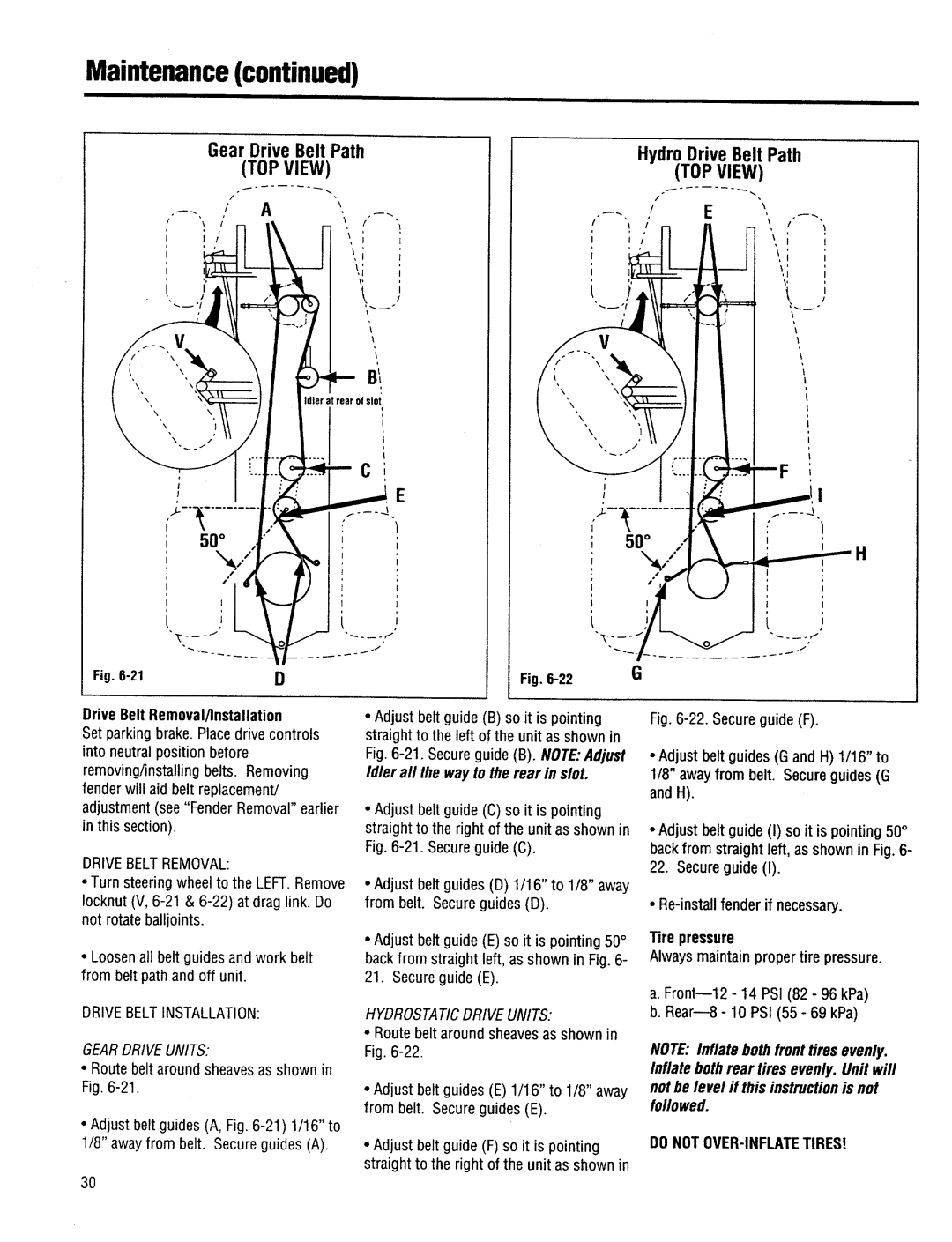 Troy-Bilt 13034, 13036, 13037, 13035 manual 