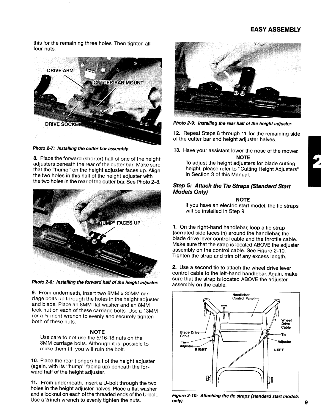 Troy-Bilt 31/2 HP manual 