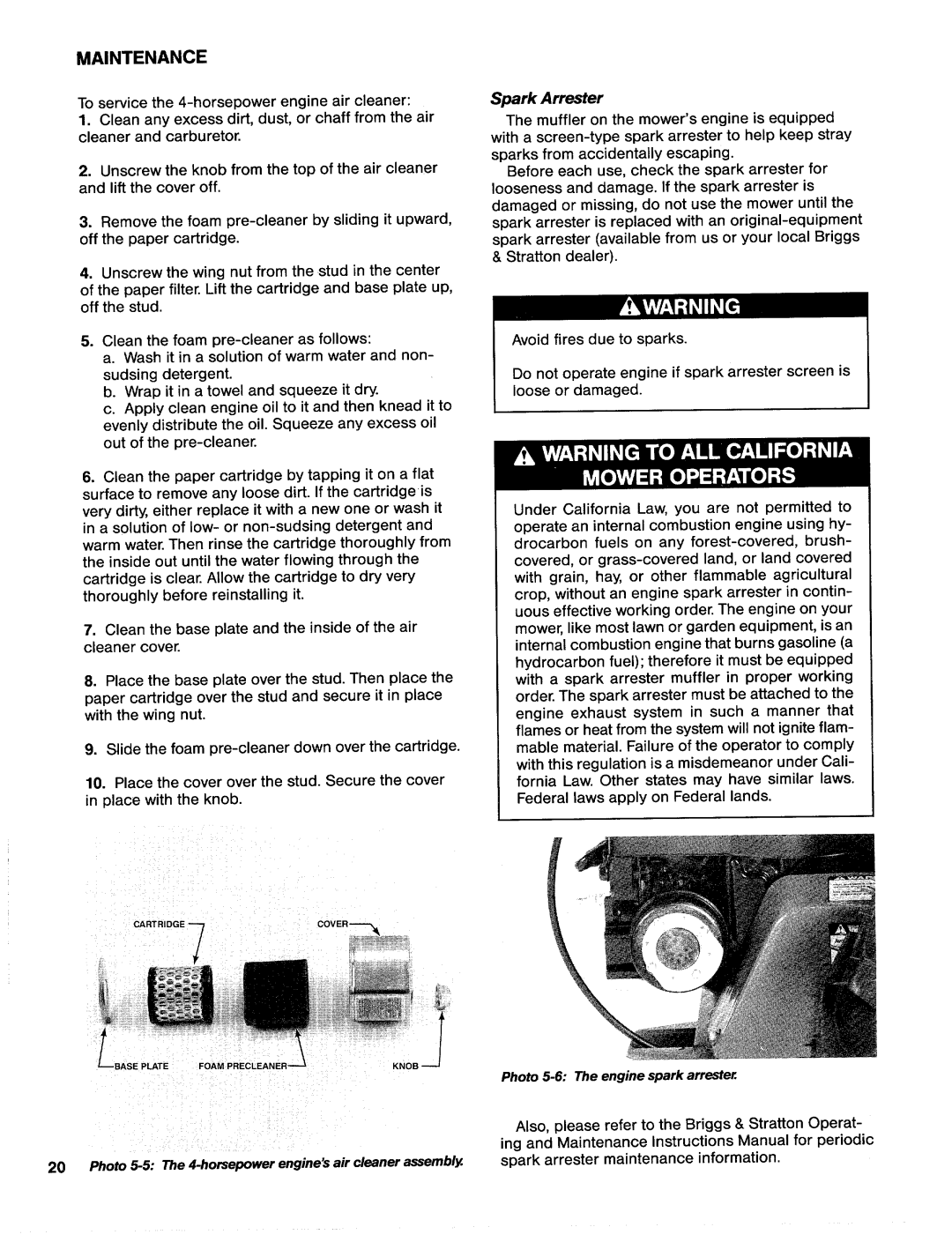 Troy-Bilt 31/2 HP manual 