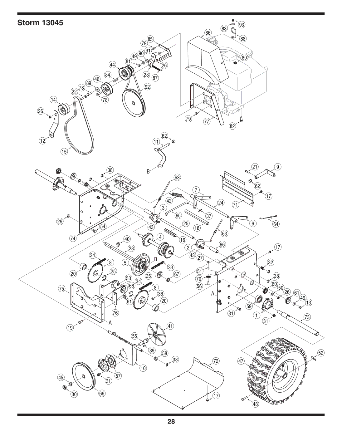 Troy-Bilt 31AH9Q77766 warranty Storm 