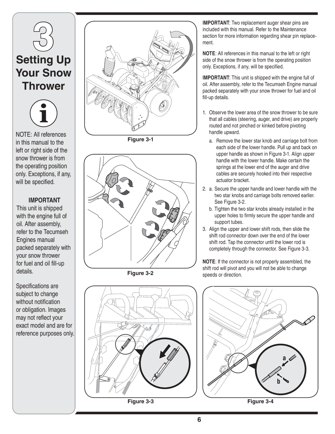 Troy-Bilt 31AH9Q77766 warranty Setting Up Your Snow Thrower 