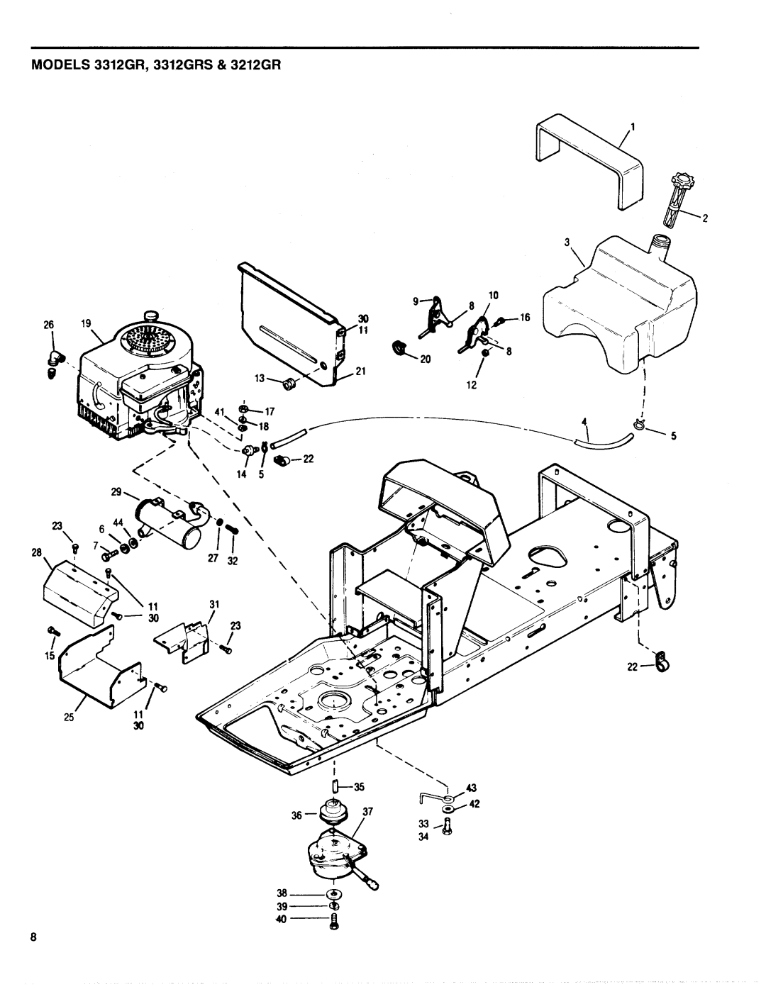 Troy-Bilt 3212GR, 3312GRS, 3214GR, 3114GR manual 