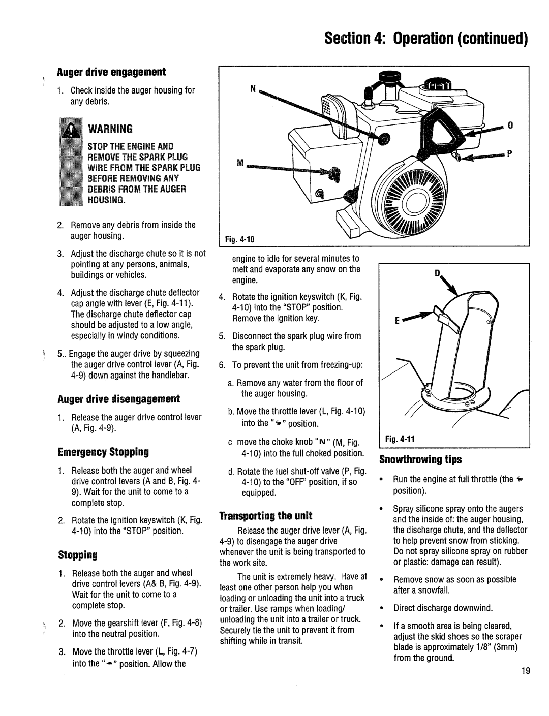 Troy-Bilt 42000 manual 