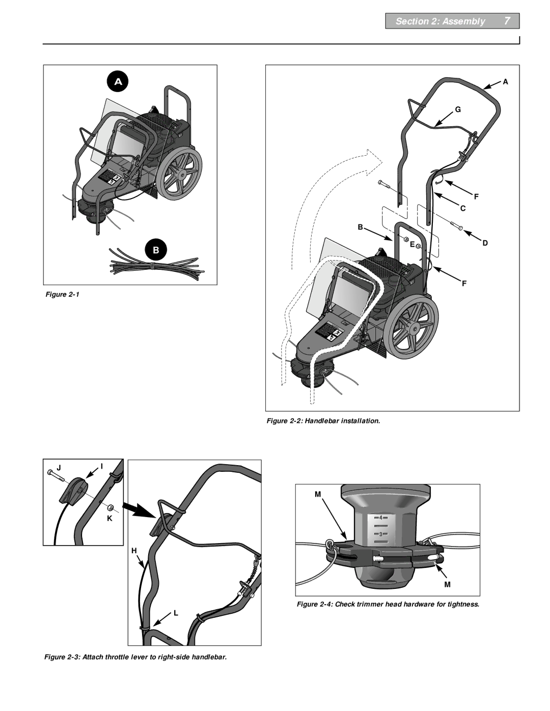 Troy-Bilt 52065 owner manual Assembly 