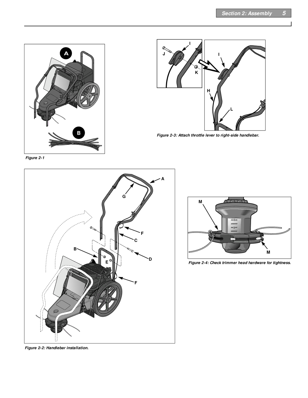 Troy-Bilt 52067 - 5HP owner manual Assembly 