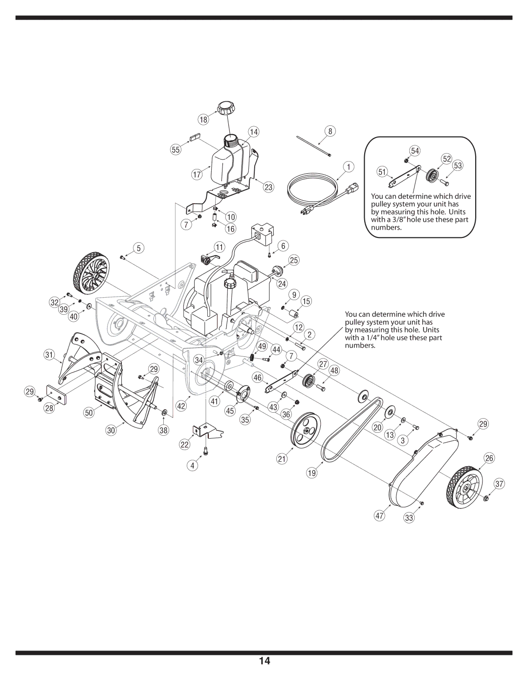 Troy-Bilt 5521 warranty 